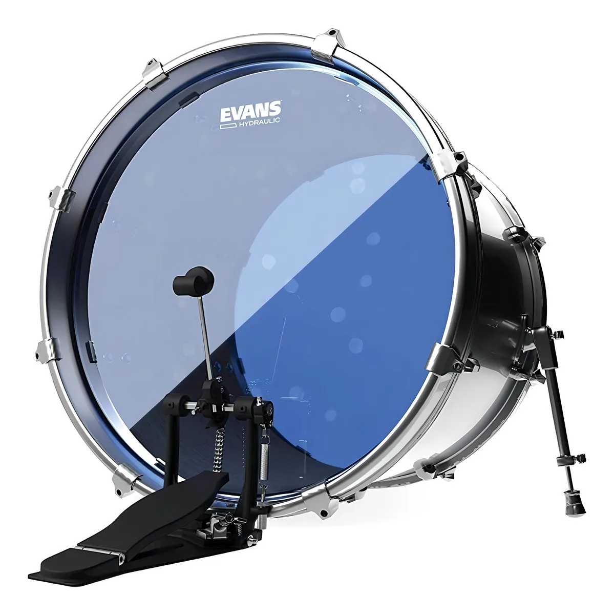 Parche Evans Hydraulic Blue 22 para Bombo BD22HB - Image 2