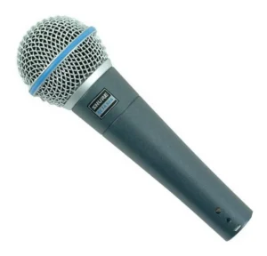 Micrófono Dinámico Vocal Shure BETA 58A Supercardioide de Alta Salida