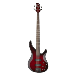 Bajo Eléctrico de 4 Cuerdas Yamaha Trbx 604fm (4 Cuerdas) Activo/Pasivo, Tapa de Maple Flameado Dark Red Burst TRBX604FMDRB
