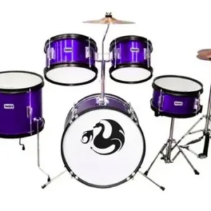 Batería Junior CNBT017 Century Morada 5 Piezas Aro Negro