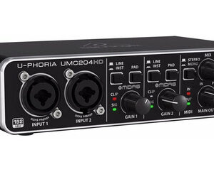 U-phoria Umc204hd Interfaz De Audio - Behringer Color Negro