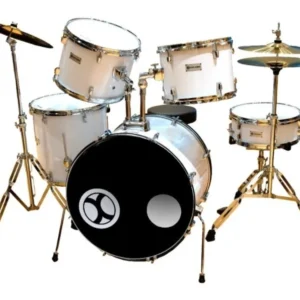 Batería Profesional EXBT080 Extreme Blanca 5 Pzas Aro Color Cromo