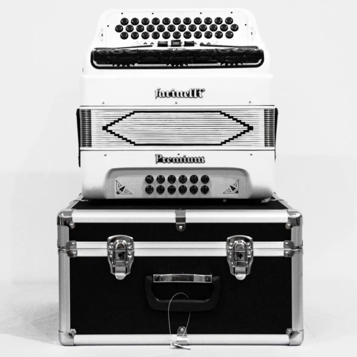 Acordeón de Botones Farinelli Premium FA Blanco, 3 Registros 3412FAWHG - Image 2