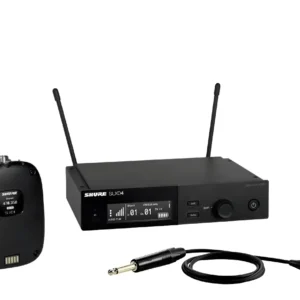 Micrófono Shure para Guitarra o Bajo Eléctricos, con Cable "Plug 1/4" WA305, Transmisor SLXD1 y Receptor SLXD4