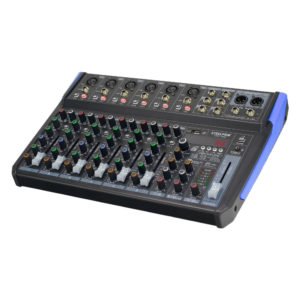 Mezcladora Analógica Steelpro MIX-100FX de 10 Canales con Efectos