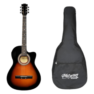 Guitarra Electroacústica McCartney Color Sombreado, Cuerpo Slim, Incluye Pastilla Activa 4 Bandas Ecualización CG-851-EQ-RD