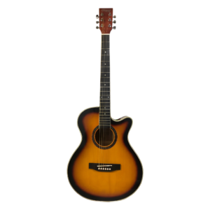 Guitarra Electroacústica McCartney QAG40EQ-SB-GS Sombreado Brillo Concha Nácar