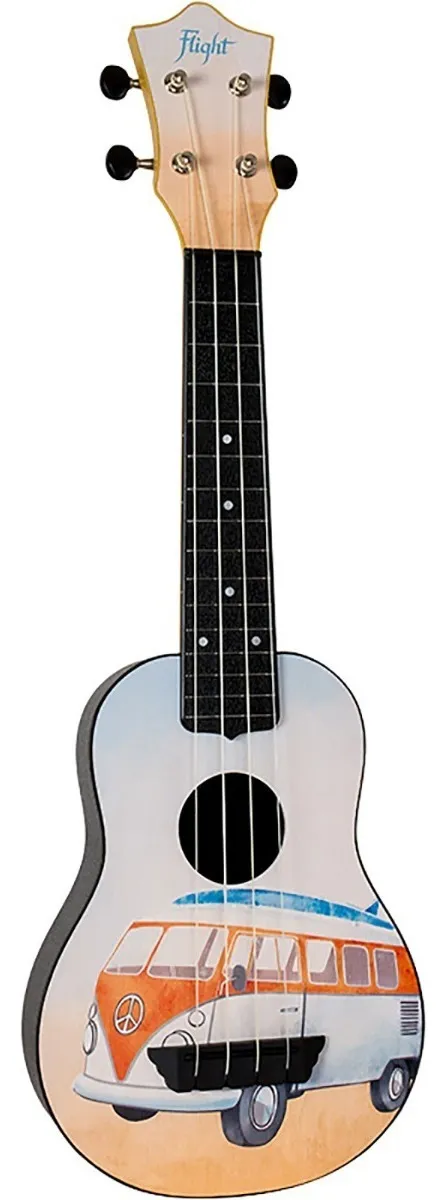 Ukulele Flight Soprano TUS-25 BUS Color Azul con estampado - Image 5