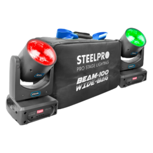 Kit de 2 Cabezas Móviles Steelpro LED Beam 100W