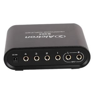Amplificador de Audífonos Alctron S304 de 4 Canales Estéreo Profesional