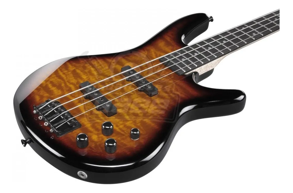 Bajo Eléctrico de 4 Cuerdas Ibanez "SDGR" Amarillo Transparente/Sombreado Negro GSR280QA-TYS - Image 2