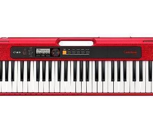 Teclado Portátil de 61 teclas Casio CT-S200RD Casiotone con eliminador Rojo