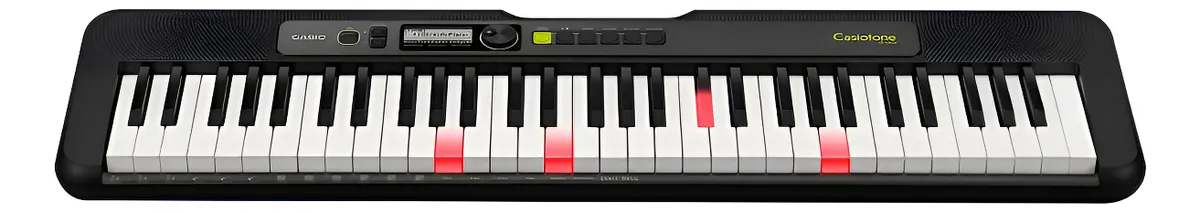 Teclado Portátil de 61 teclas Casio LK-S250 con eliminador Negro