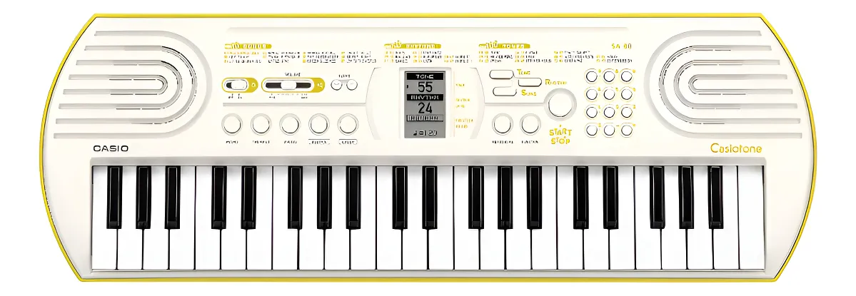 Mini Teclado Portátil Casio de 44 teclas SA-80