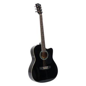 Guitarra Acústica McCartney 39 Pulgadas Tilo Negro Brillante C10-BK
