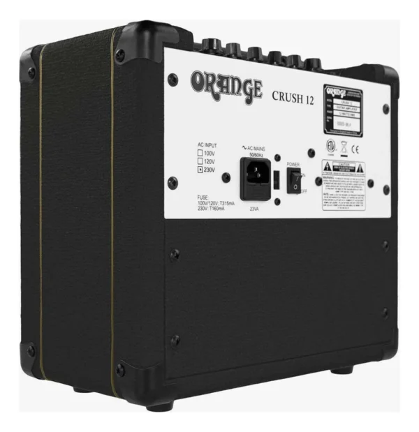 Amplificador para Guitarra Eléctrica Orange Crush 12 BK de 12W
