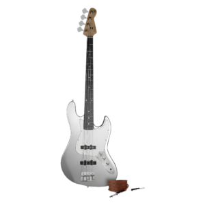 Bajo Eléctrico de 4 Cuerdas Premiata 042-PG Plateado