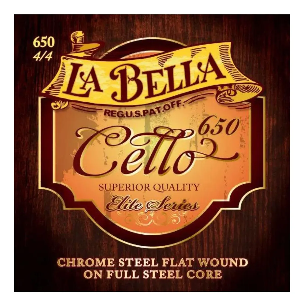 Encordadura La Bella 650 para Cello de Tensión Media