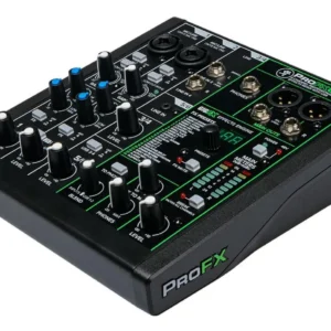 Mezcladora Profesional Mackie ProFX6v3 de 6 Canales con Interfaz USB