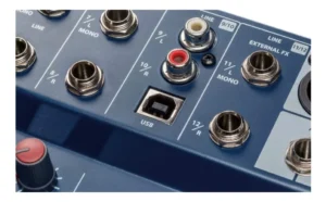Mezcladora Analógica Soundcraft NOTEPAD-5 de Escritorio con USB