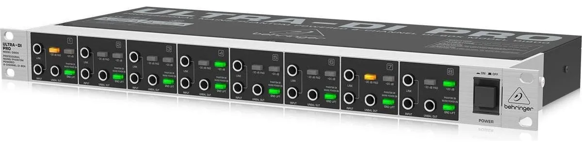 Caja Directa Activa de 8 Canales Behringer ULTRA-DI DI800 V2 - Image 5