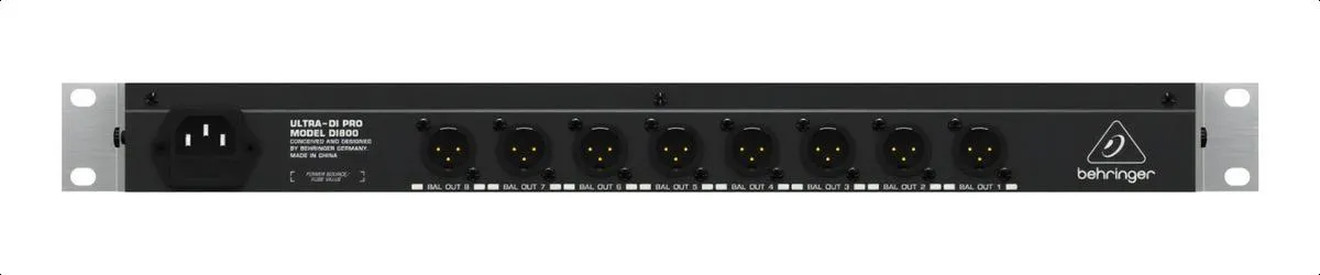 Caja Directa Activa de 8 Canales Behringer ULTRA-DI DI800 V2 - Image 7
