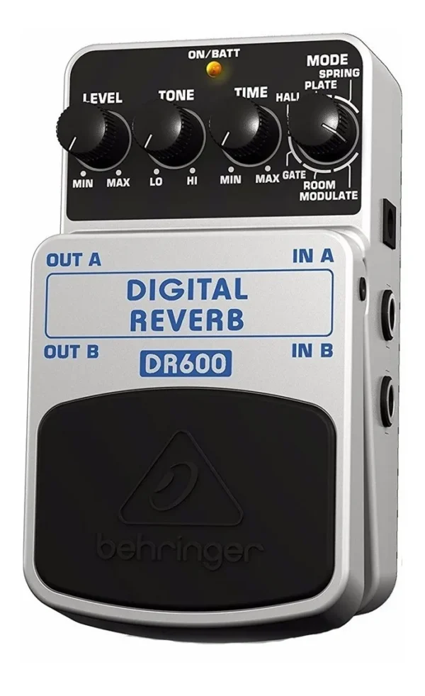 Pedal de Reverb Digital Behringer DR600 con 6 Modos Estéreo