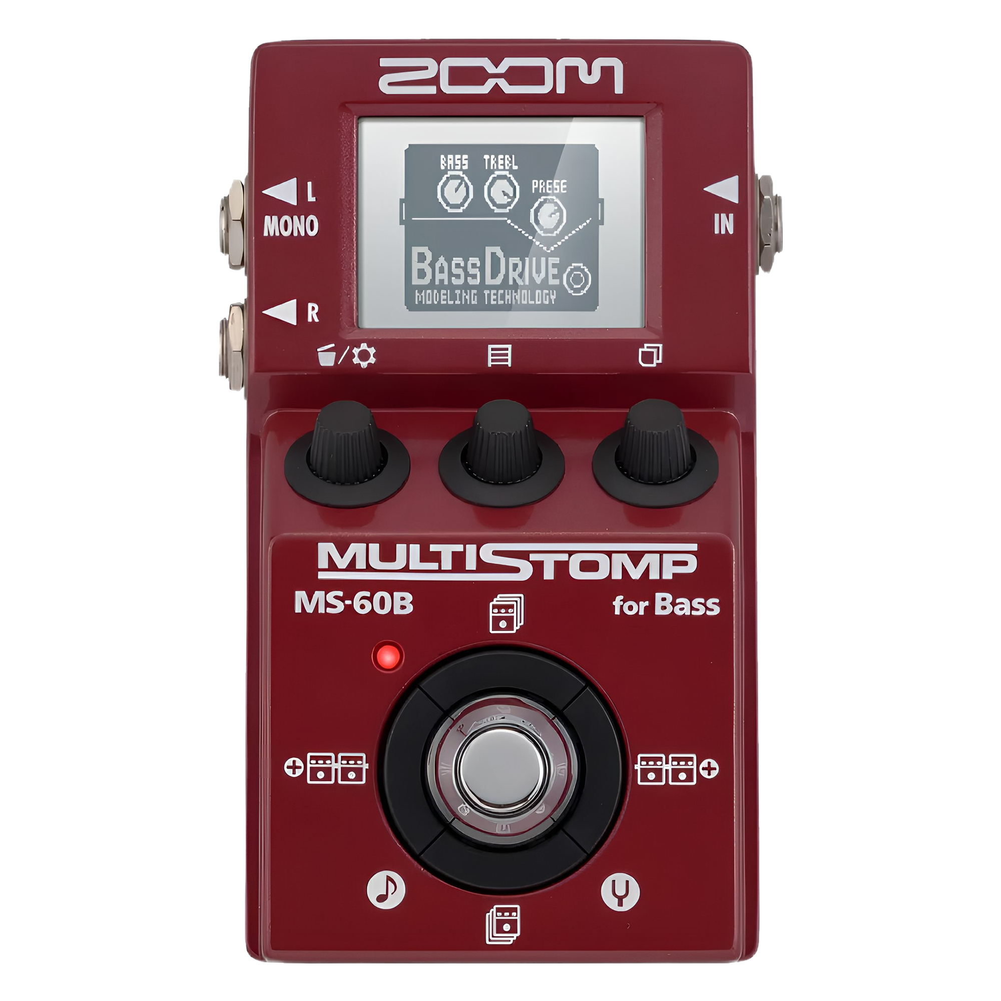 Pedal para Bajo Zoom ZMS60B Bass MultiStomp