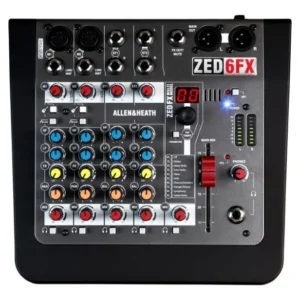 Mezcladora Analógica Allen & Heath ZED-6FX Compacta con Efectos