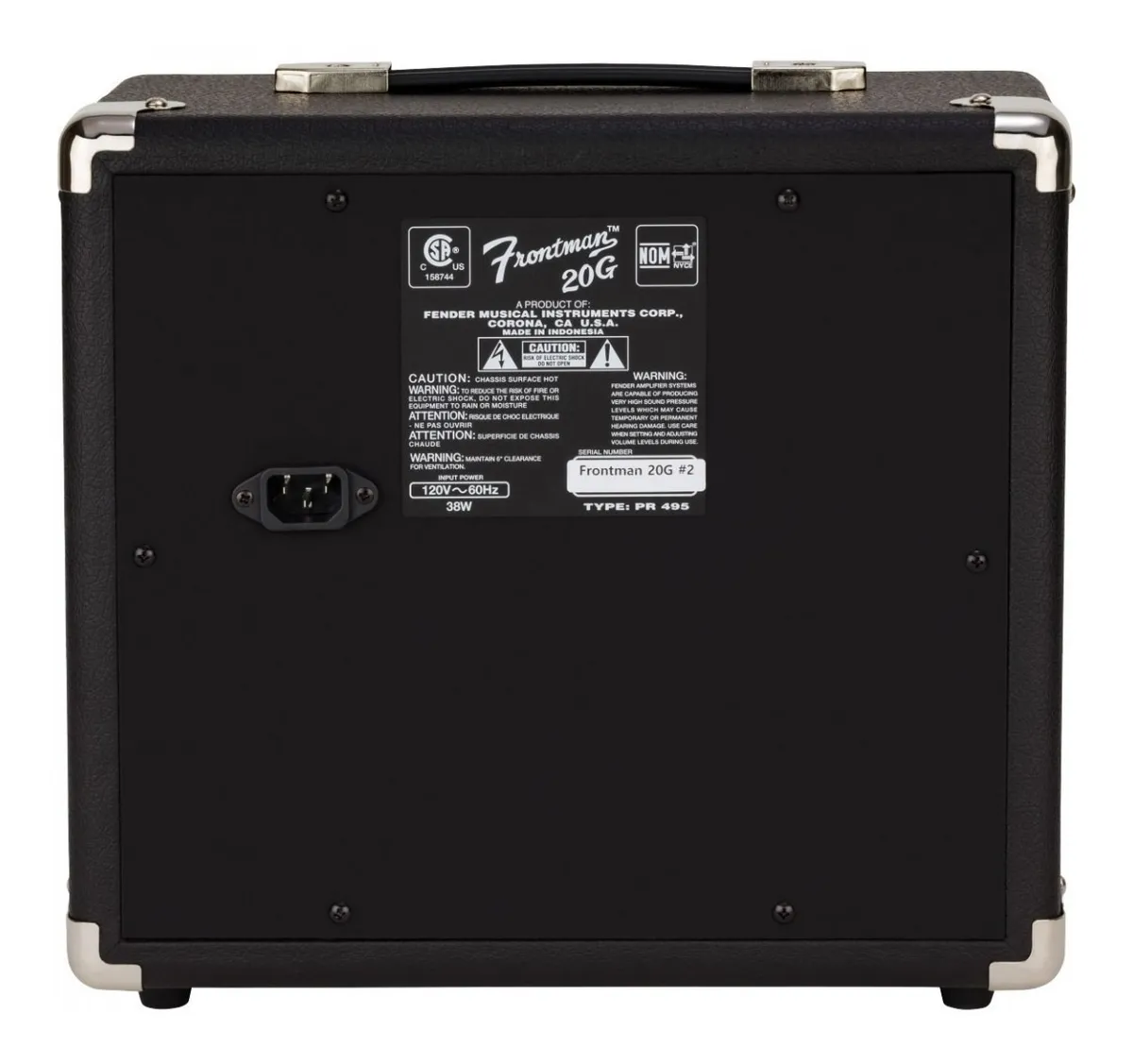 Amplificador Combo para Guitarra Fender Frontman 20G de 20W - Image 5