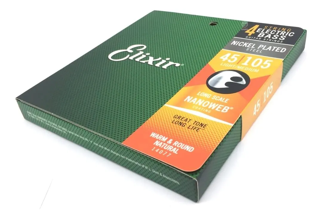 Encordadura Elixir 14077 para Bajo de 4 Cuerdas Nickel Plated Steel - Image 2