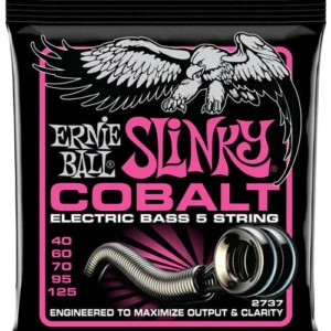 Encordadura Ernie Ball 2737 Cobalt Super Slinky Bajo 5 Cuerdas