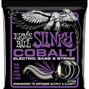 Encordadura Ernie Ball 2738 Cobalt Power Slinky Bajo 5 Cuerdas