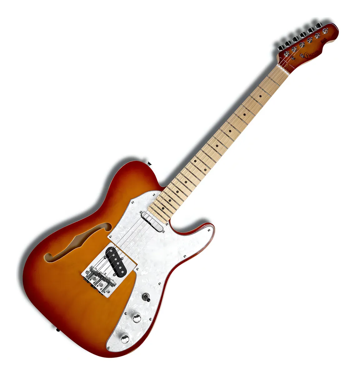 Guitarra Eléctrica Premiata Antique Sunburst TC 035 PG