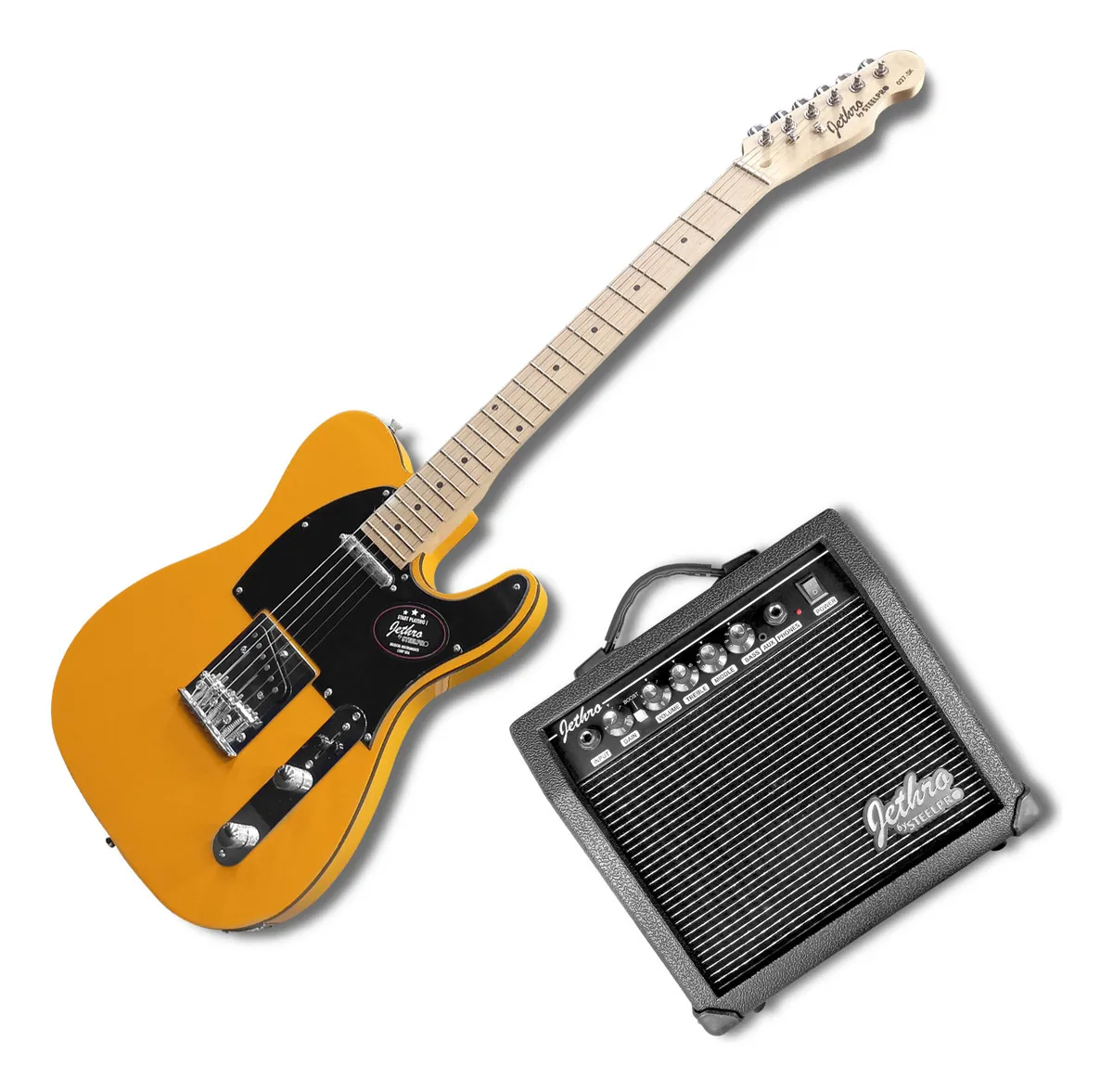 Paquete de Guitarra Steelpro 027-SK Mantequilla