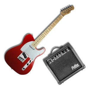 Paquete de Guitarra Eléctrica Steelpro 029-SK Roja