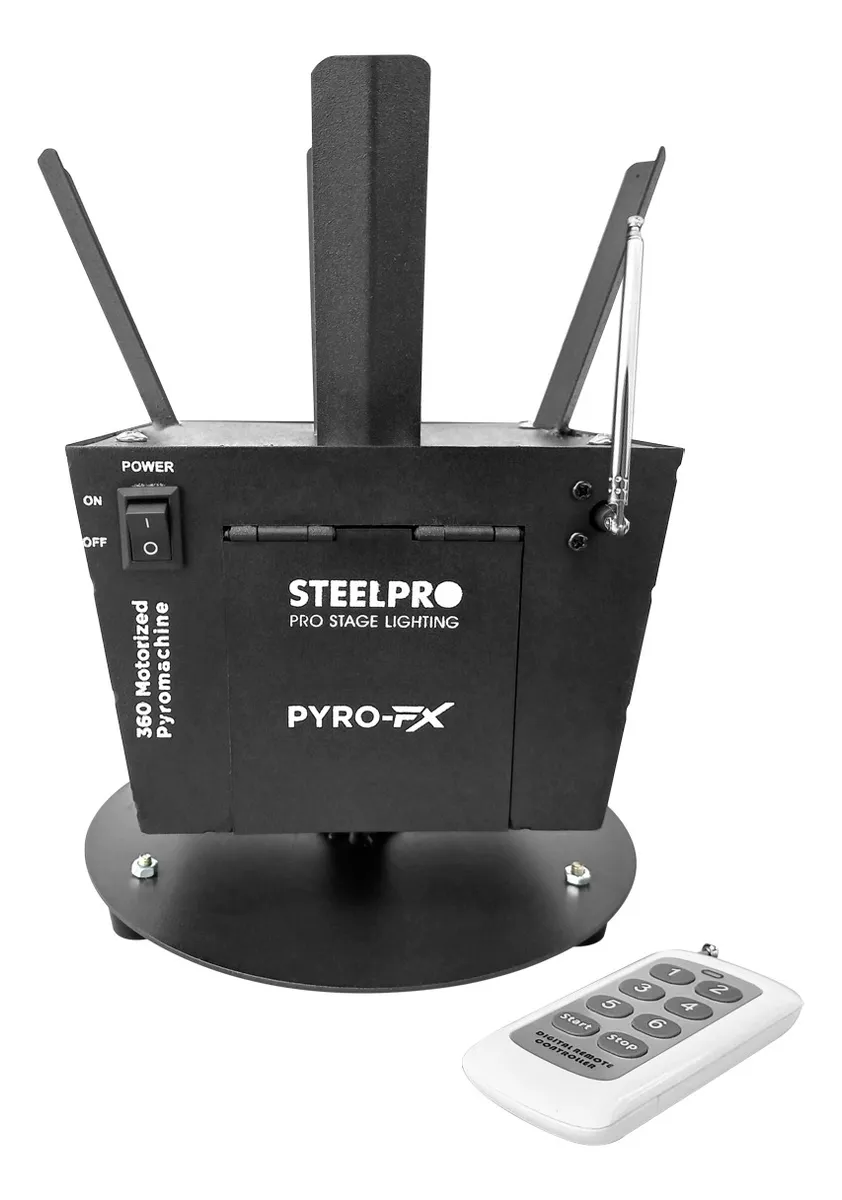 Set de Detonadores Giratorios Steelpro PYRO-FX