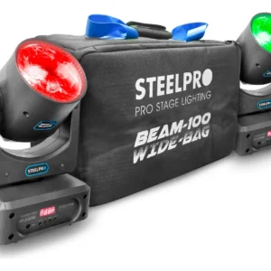 Kit de 2 Cabezas Móviles Steelpro LED Beam 100W