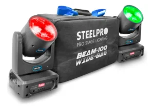 Kit de 2 Cabezas Móviles Steelpro LED Beam 100W