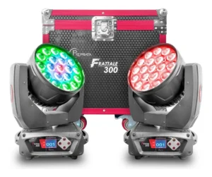 Cabeza Móvil LED Zoom Wash Steelpro FRATTALE-300 RGBW 4 en 1