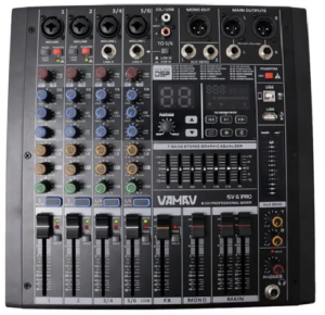 Mezcladora Vamav 6 Canales SV 6 PRO