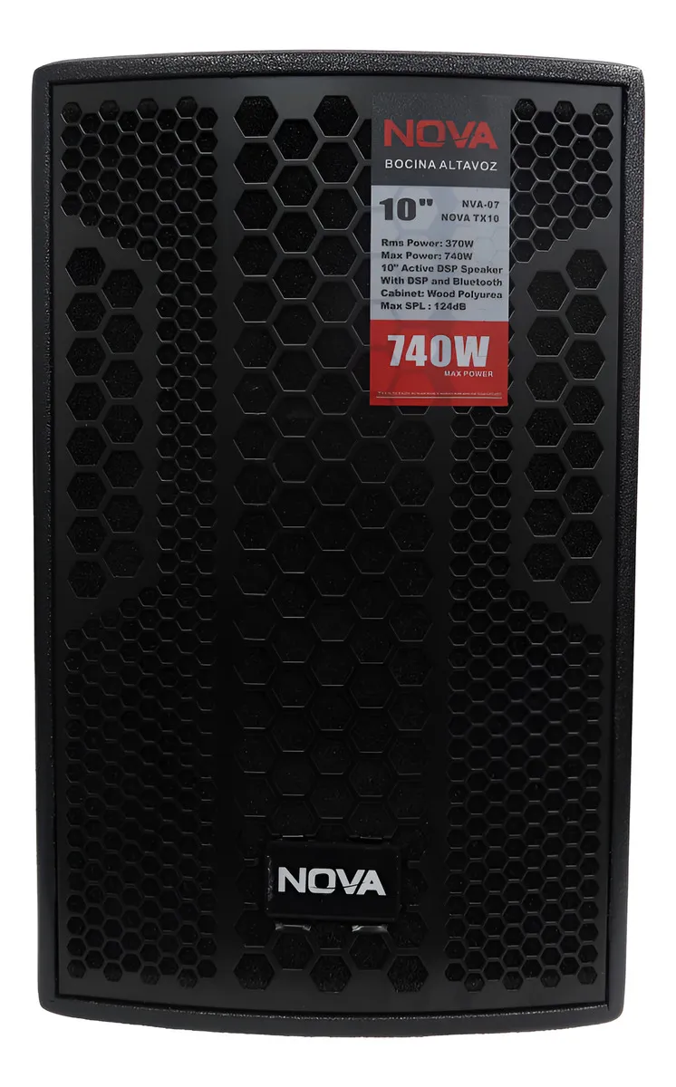 Bafle Amplificado Vamav Nova TX 10 10 Pulgadas 370W RMS