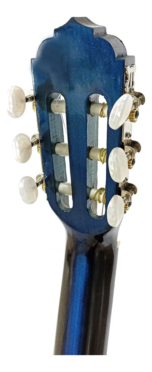 Guitarra Acústica La Española M09-C Azul Sombreada con Cutaway - Image 4