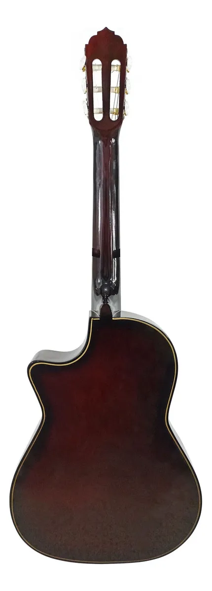 Guitarra Acústica La Española M09-C Vino Sombreada con Cutaway - Image 5