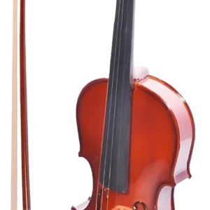 Violín La Sevillana DLX-LSV44-MAR de 4/4 Acabado Marmolado Maple Rojo