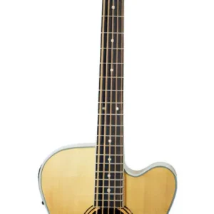 Bajo Electroacústico de 5 Cuerdas La Sevillana B-1005CEQ NAT Natural