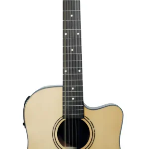 Docerola Electroacústica La Sevillana Texana TX-1200CEQ NT 12 Cuerdas con EQ Natural Cutaway