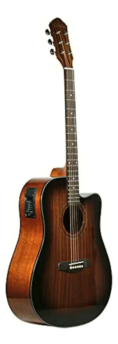Guitarra Electroacústica la Sevillana Texana Sombreado TX-200CEQ TSB