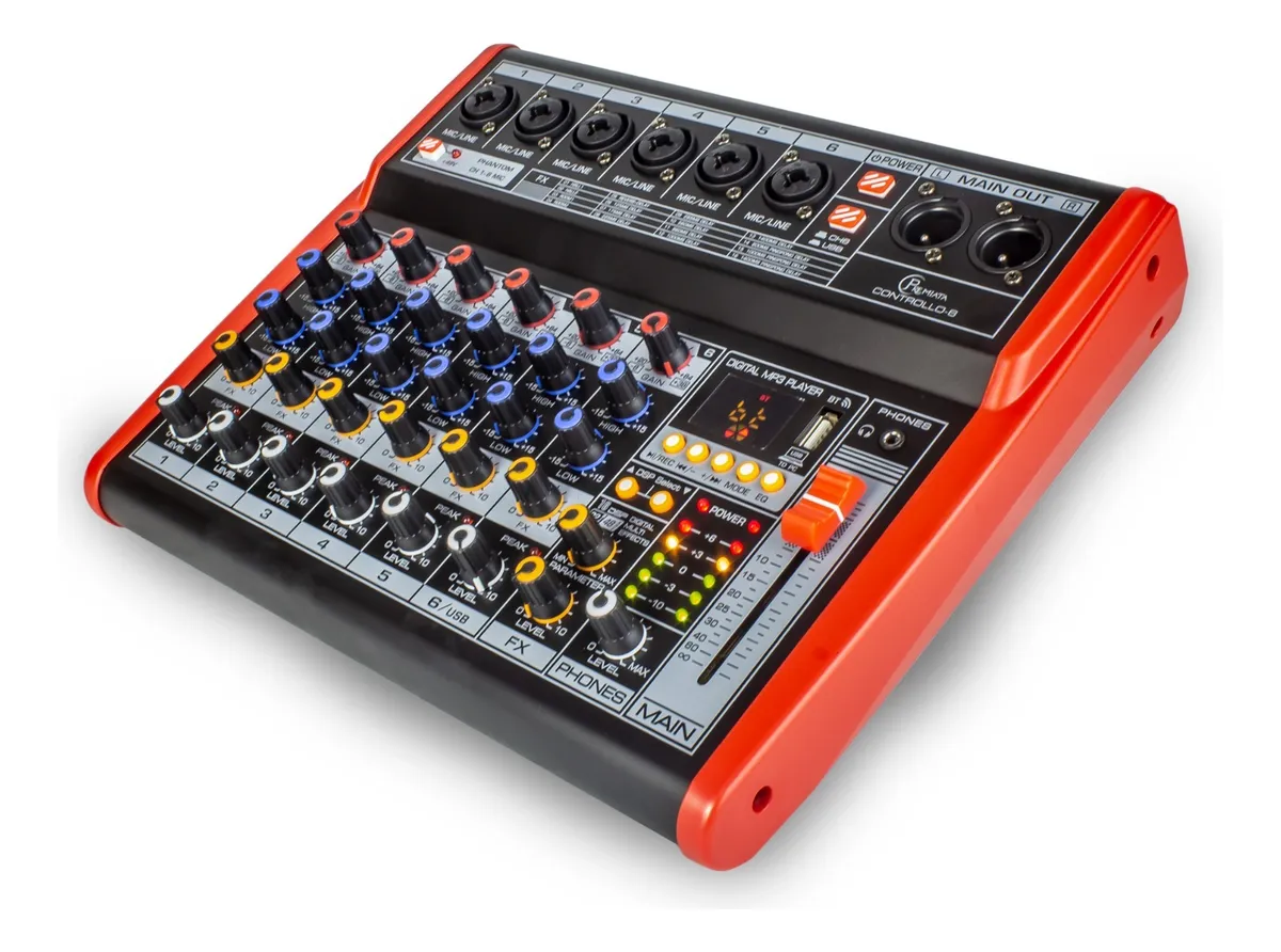 Mezcladora Digital Profesional Premiata CONTROLLO-6 de 6 Canales - Image 2