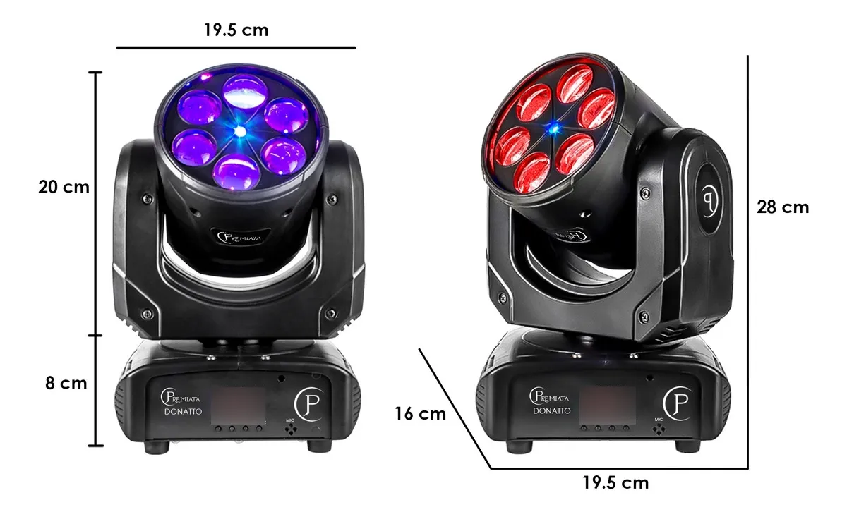 Cabeza Robótica Premiata Donatto-C Bee Eye Laser - Image 4